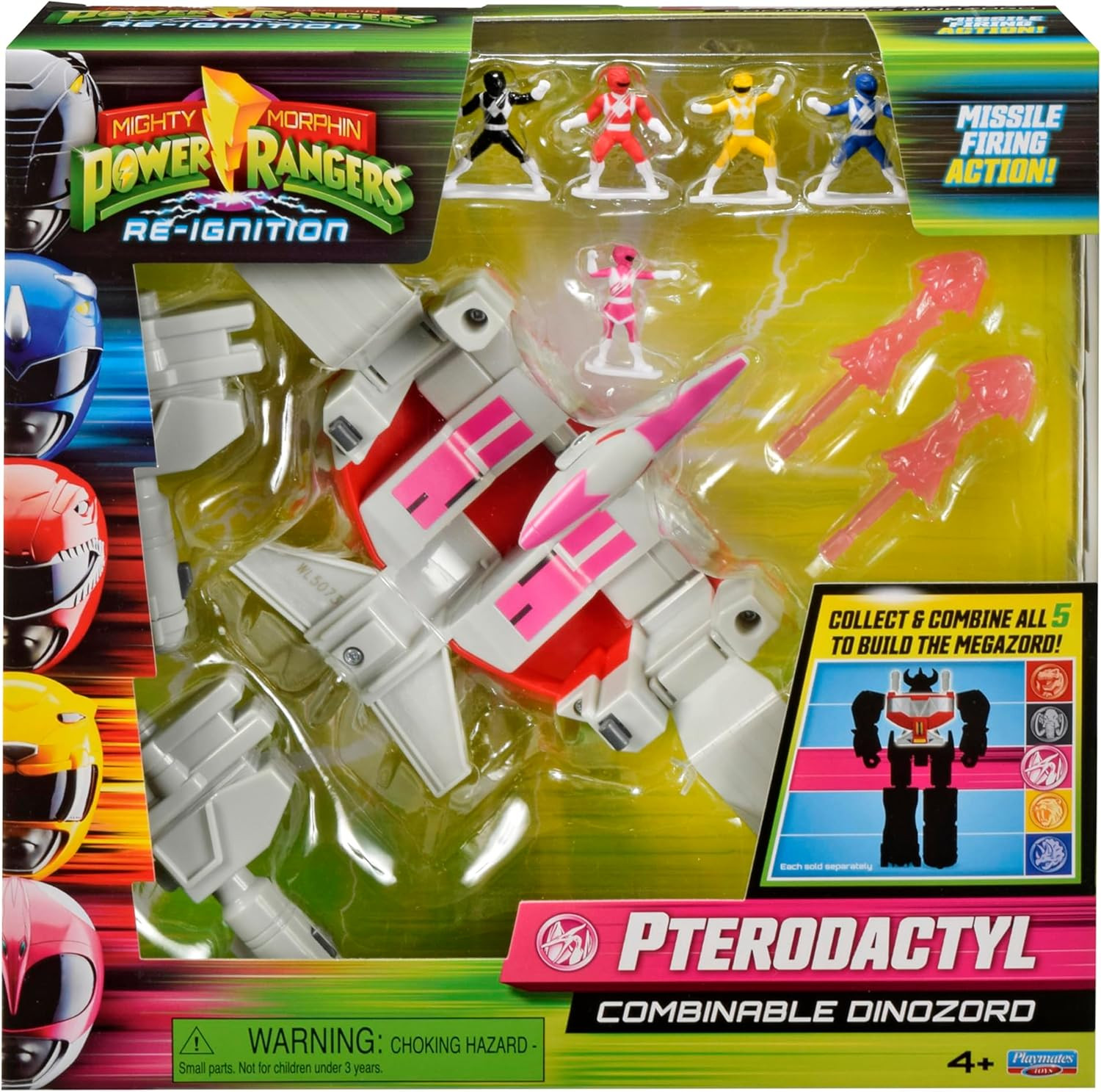 Mighty Morphin Pterodactyl Combinable Dinozord by