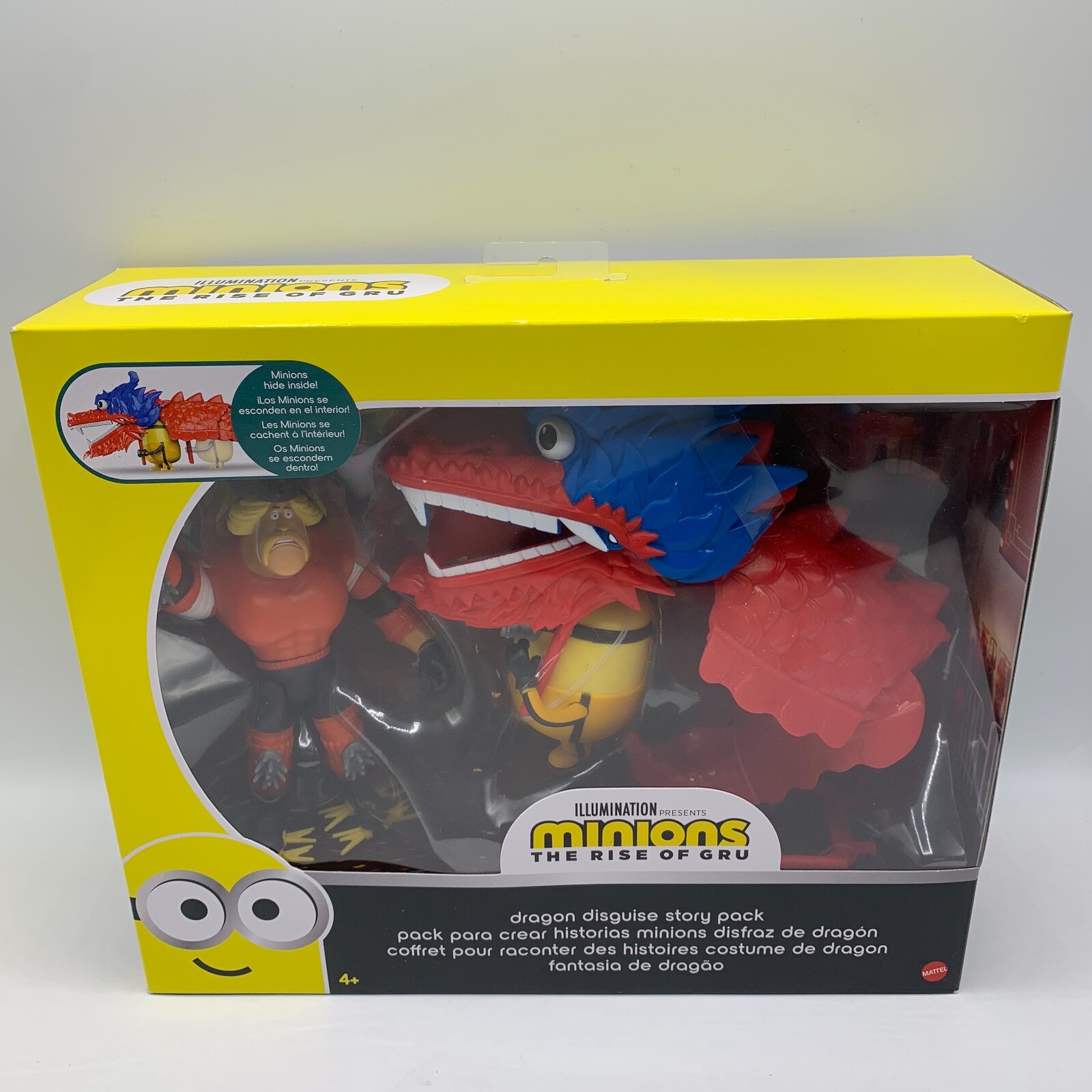 Mattel Minions The Rise Of Gru Dragon Disguise Story Pack Brand New And Factory