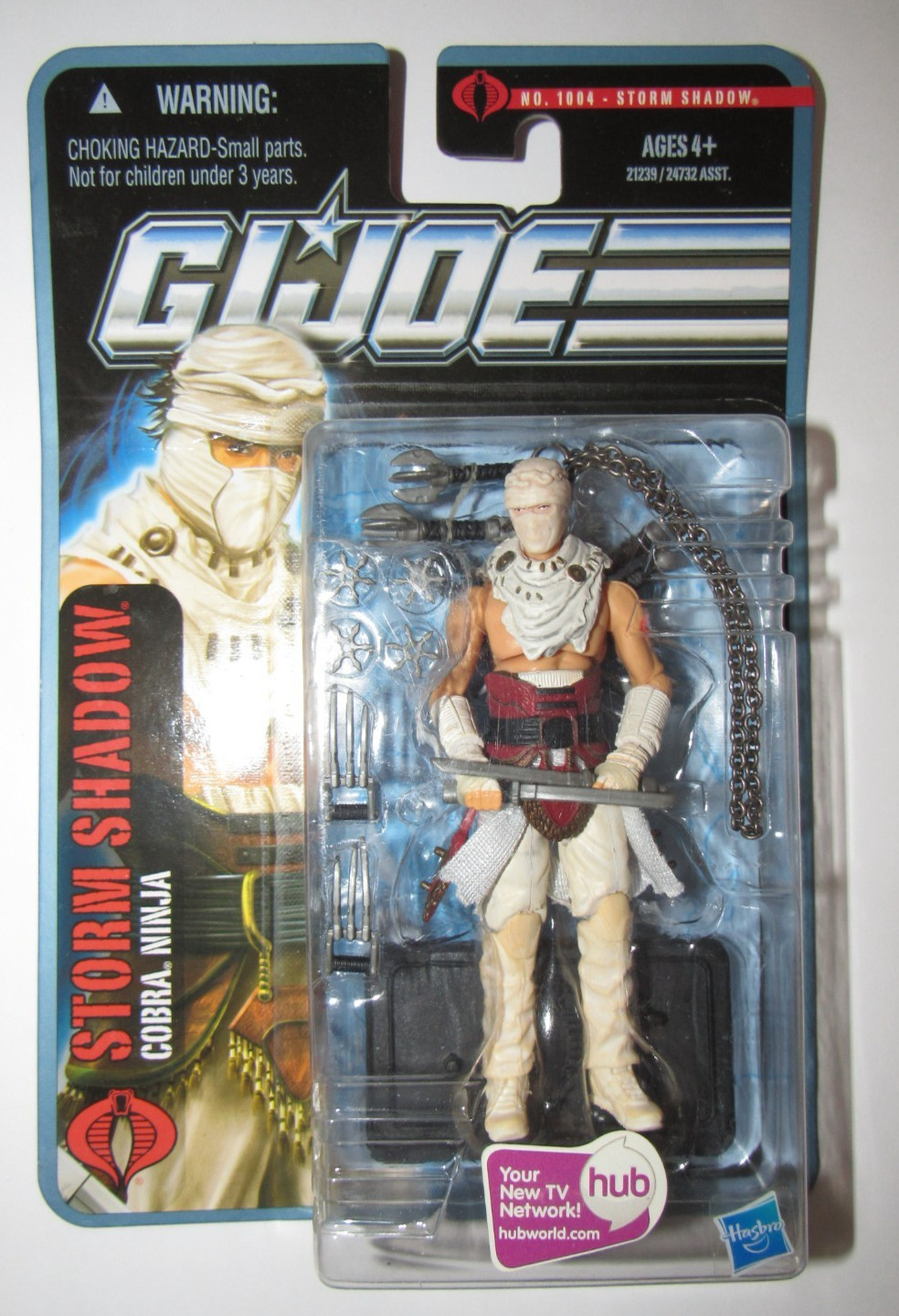 GI Joe 3.75 figure 30th Anniversary POC Storm Shadow Cobra Ninja NEW