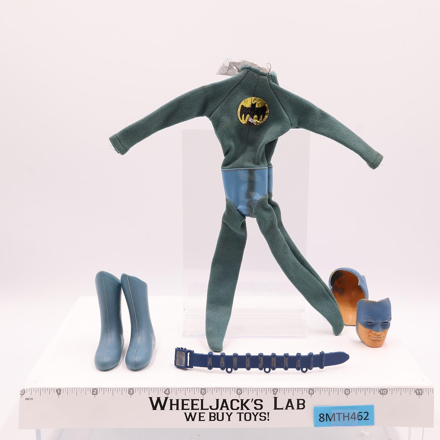 Captain Action Batman Costume Outfit Set 12&Prime; Figure 1966 Ideal Vintage
