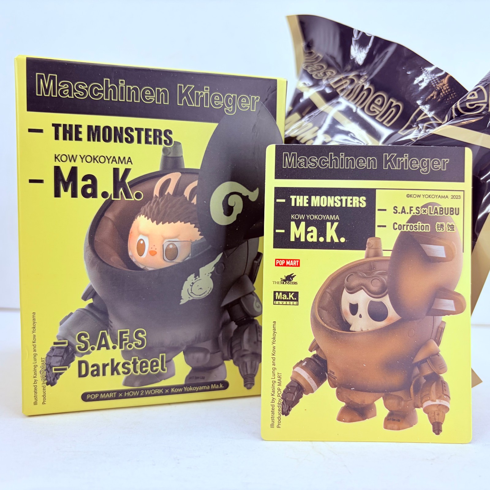 POP MART x The Monsters Kow Yokoyama Ma.K. Figure – S.A.F.S Labubu Corrosion