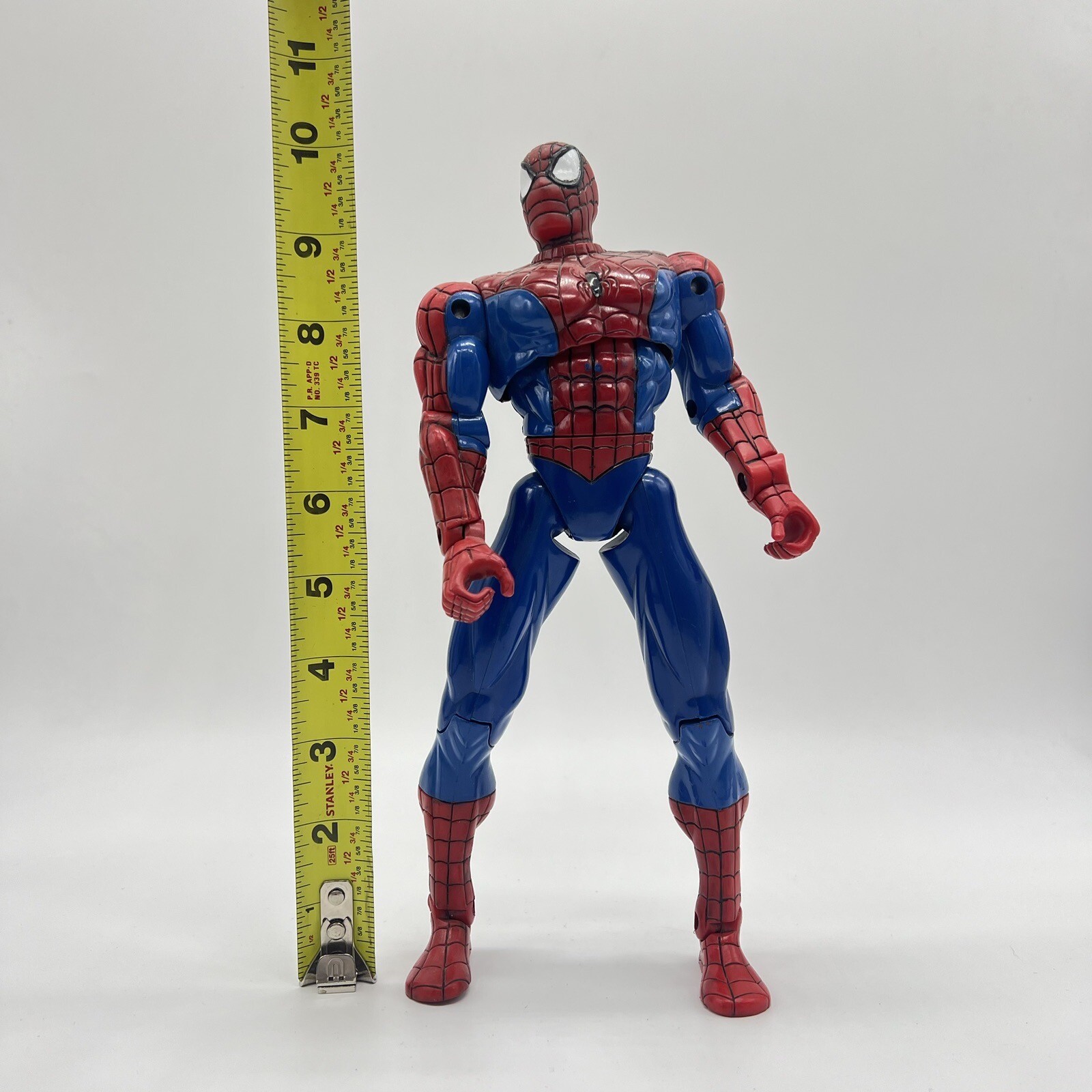 Marvel Spiderman Jointed Posable Spiderman 2000 ENT Inc. 10” Action Figure Toy