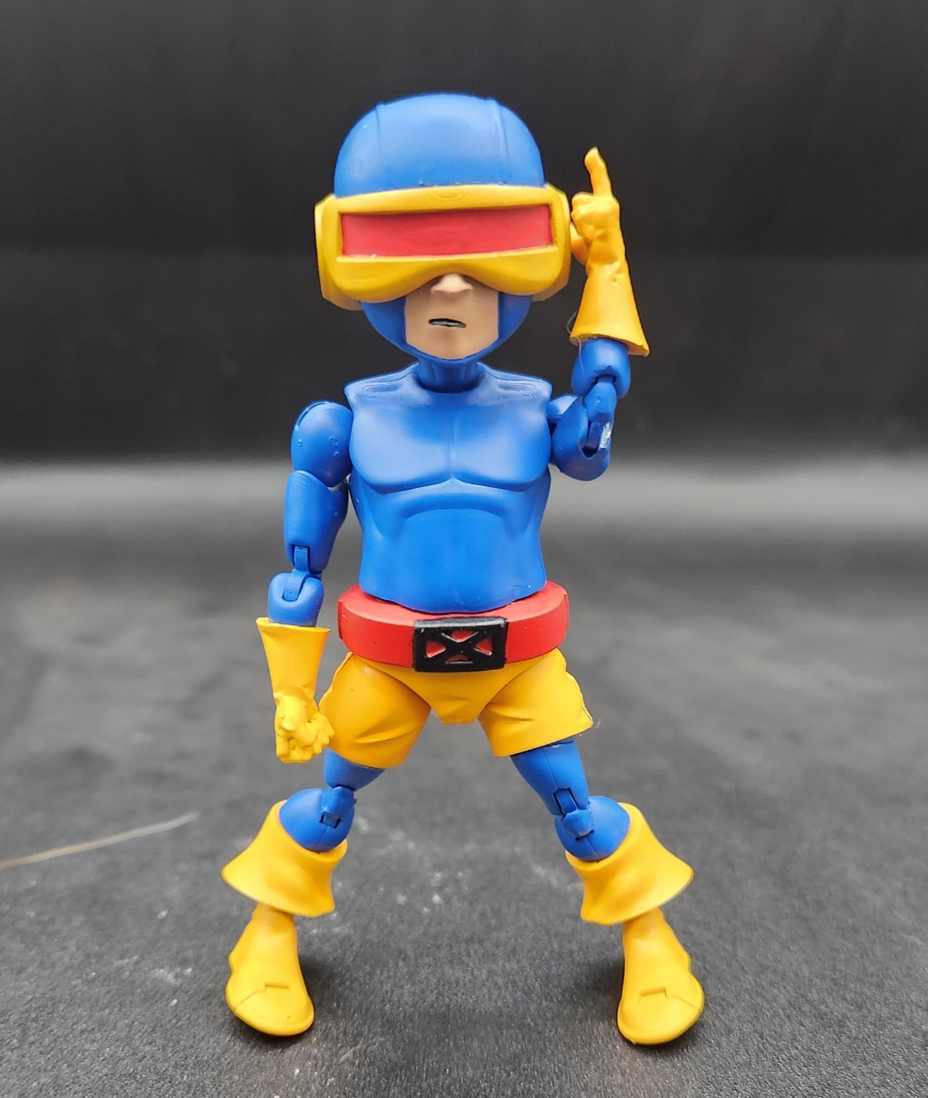 Marvel Legends Custom X Babies Cyclops Full Figure 1/12 Scale Painted