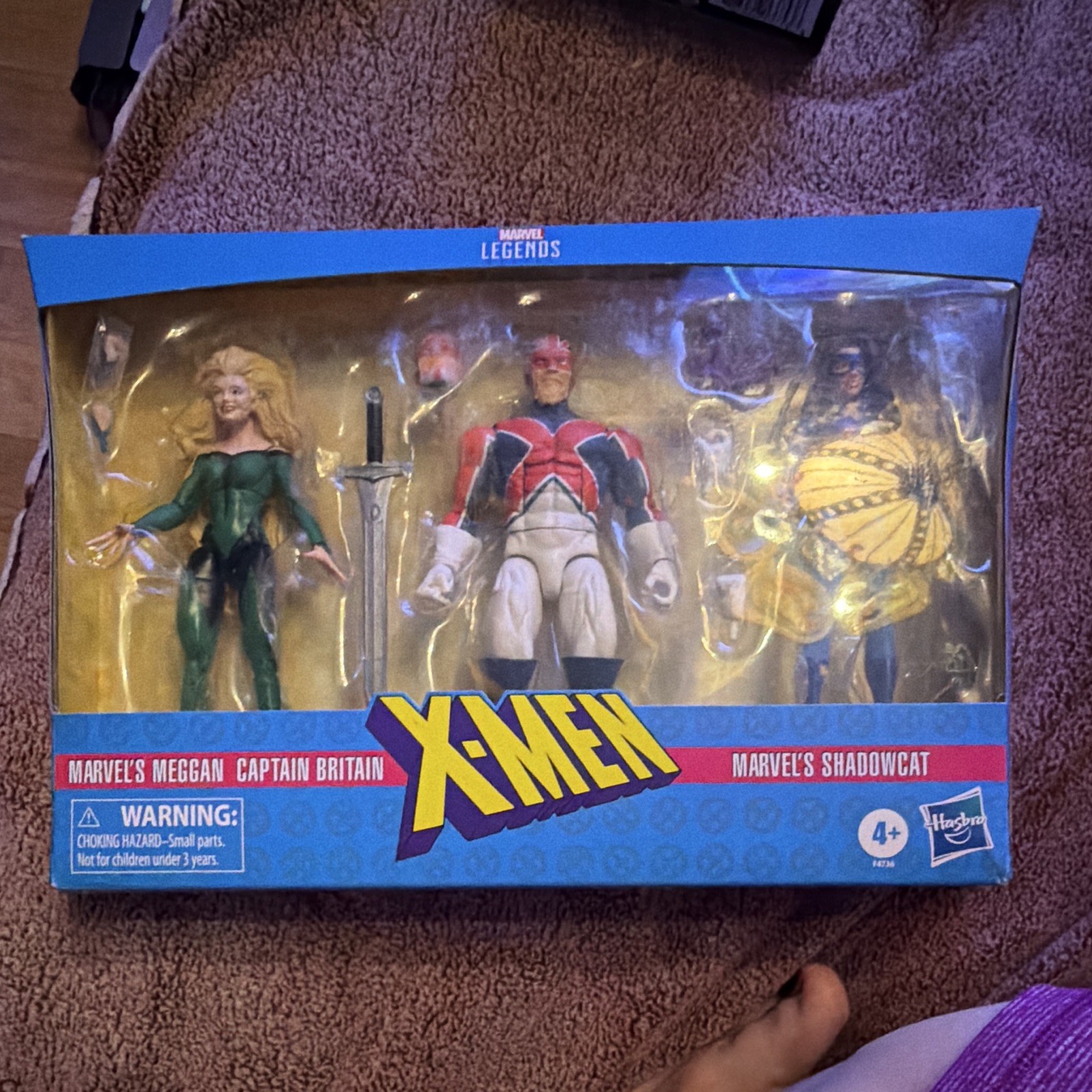 Marvel Legends X-Men Excalibur 3 Pack Meggan Captain Britain Shadowcat SEALED