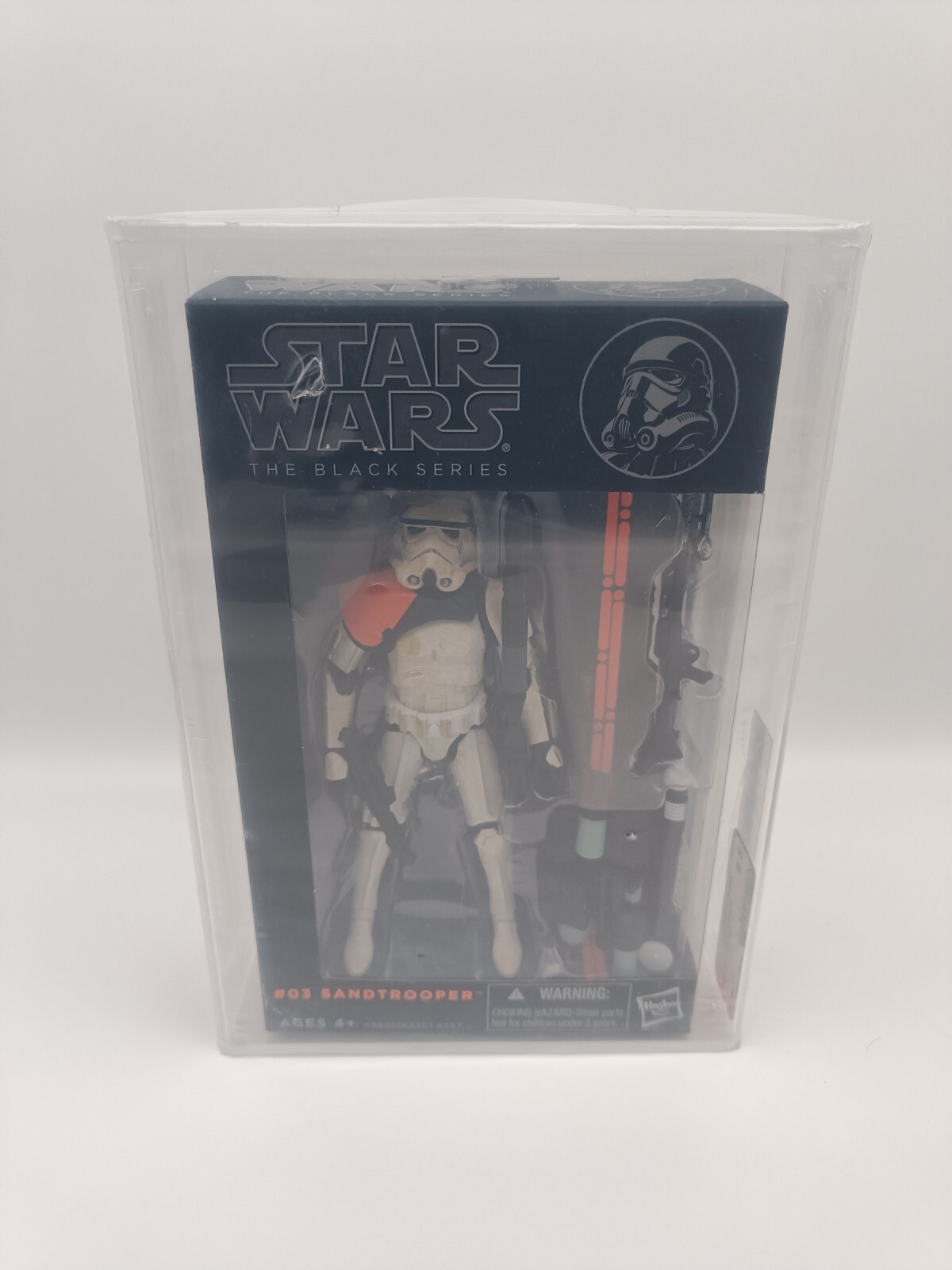 Uncirculated 2013 Hasbro Star Wars Black Series Sandtrooper Graded AFA U8.5