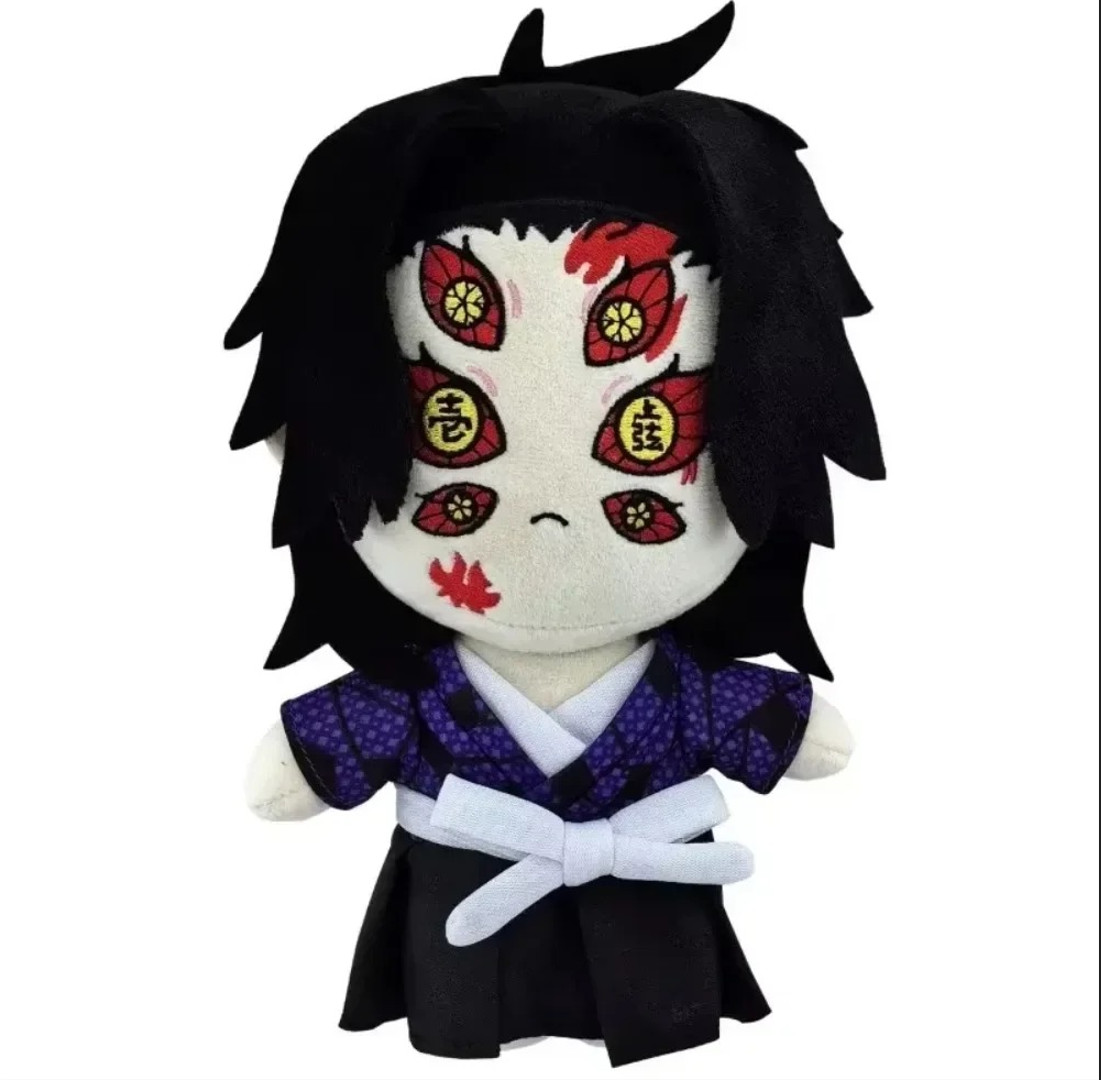 22cm/8.6in Anime Demon Slayer Kokushibo Plush Doll Dress Up Toy Gift Plushie