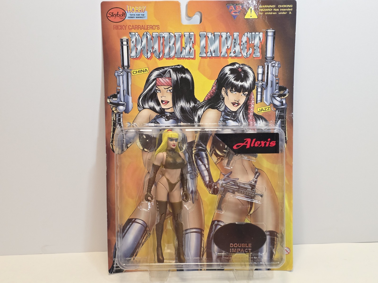 Vintage 1998 Skybolt Toyz Double Impact Alexis 6&Prime; Action Figure
