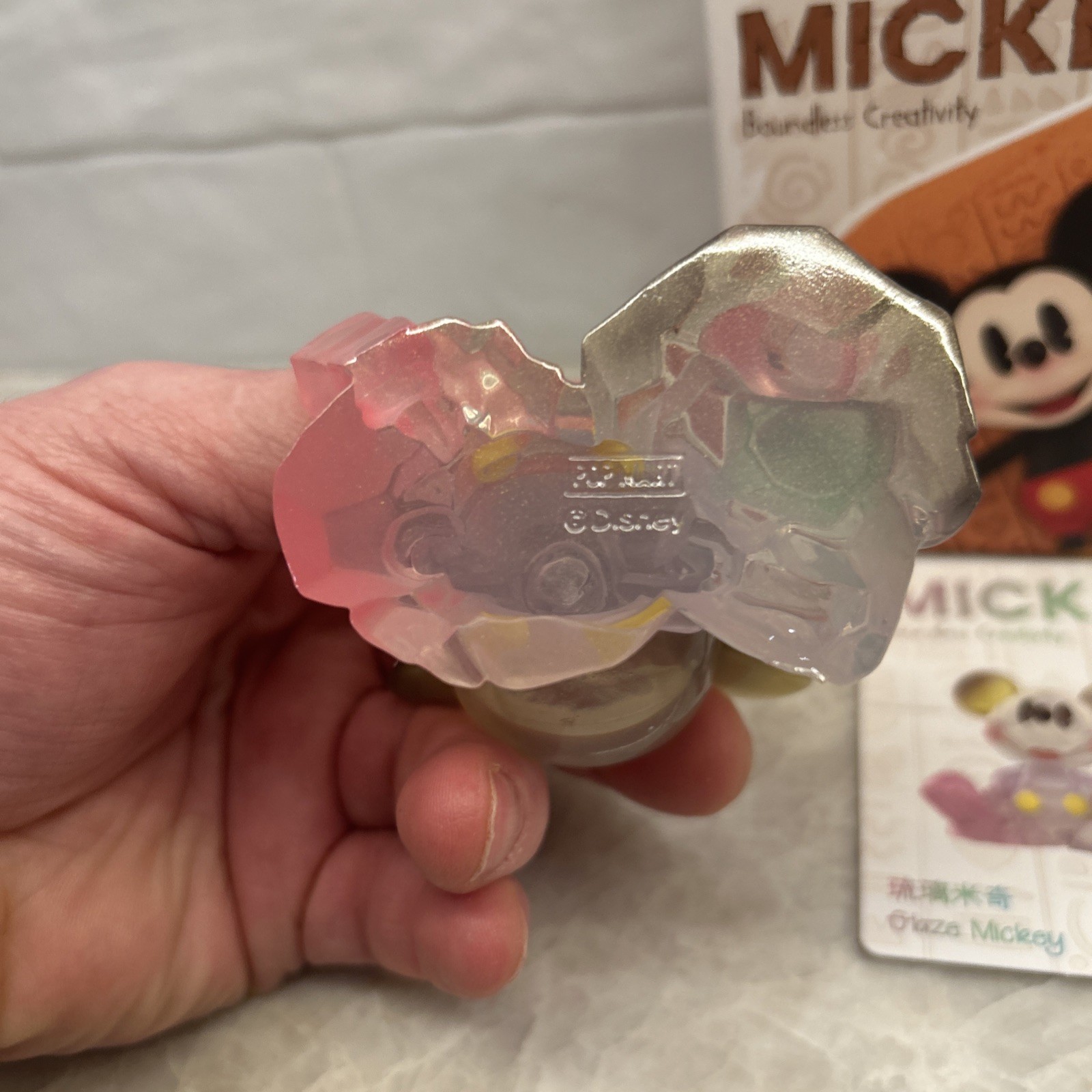 Pop Mart Disney Mickey Mouse Creative Boundless Series Blind Box Glaze Mickey