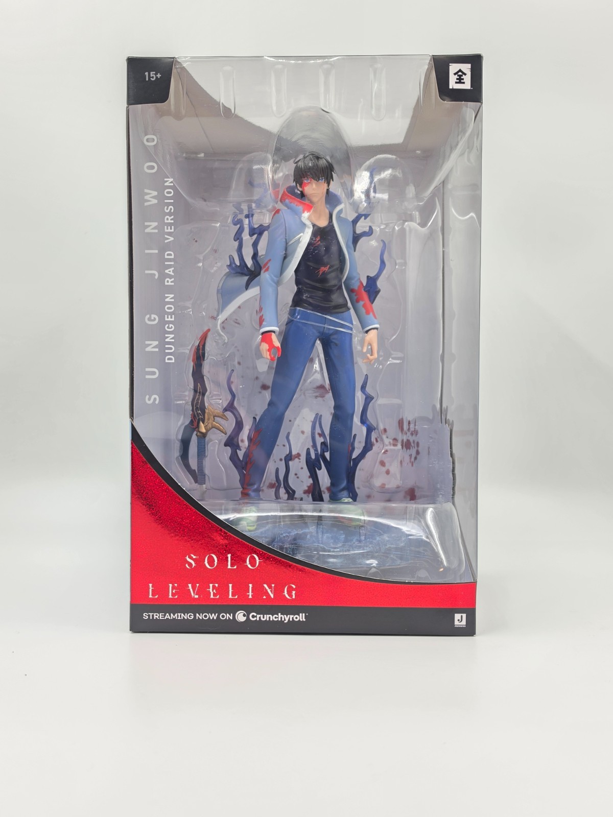 Jazwares Solo Leveling Sung Jinwoo Dungeon Raid Version 9in Statue Figure NIB