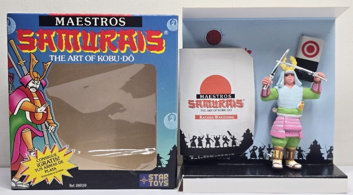 Maestros Samurais Art of Kobu-Do 1990 Star Toys Katana Wakizashi NEW Open Box