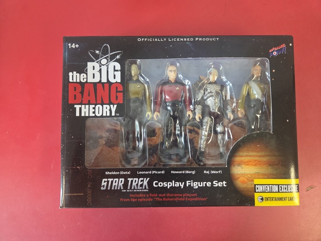 The Big Bang Theory Star Trek Cosplay Figure Set