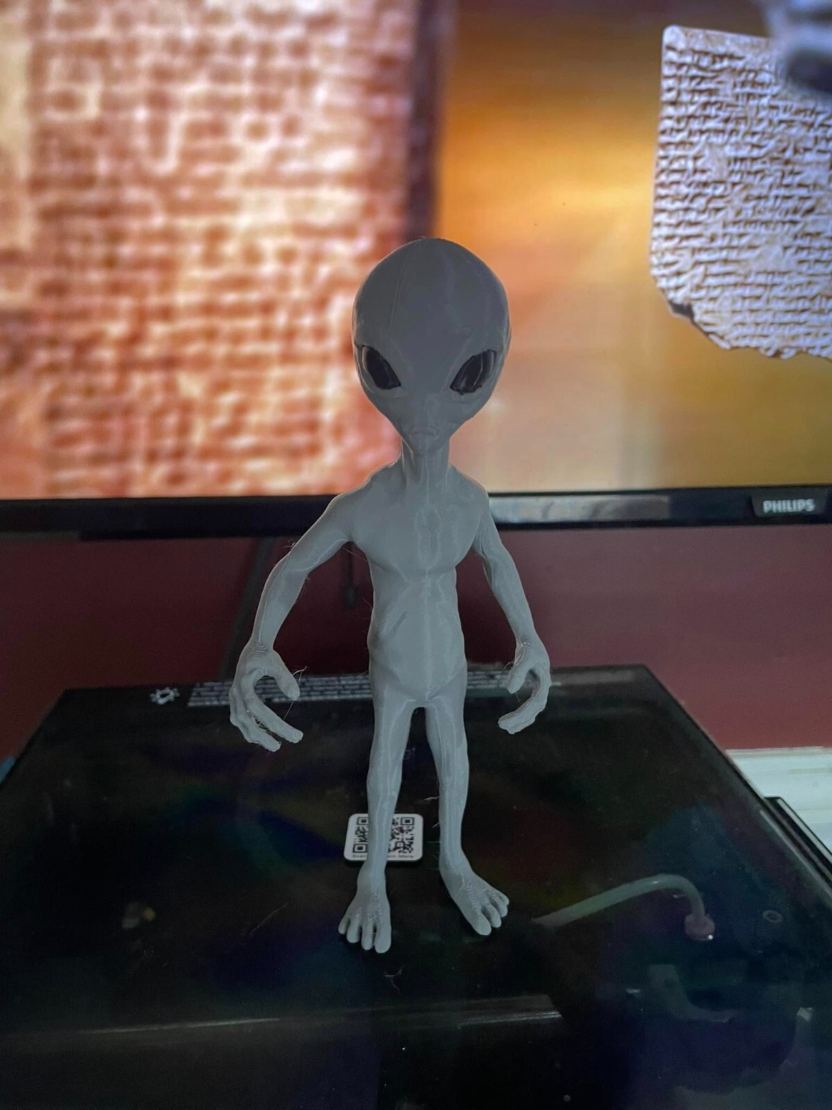 Gray Alien Action Figure 7&Prime; Tall
