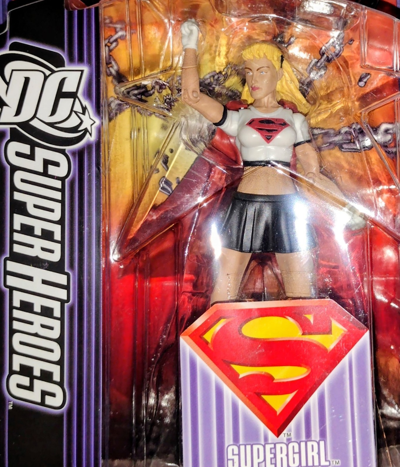 SUPERGIRL Chase Black Symbol DC Super Heroes 6&Prime; Action Figure SUPERMAN Animated