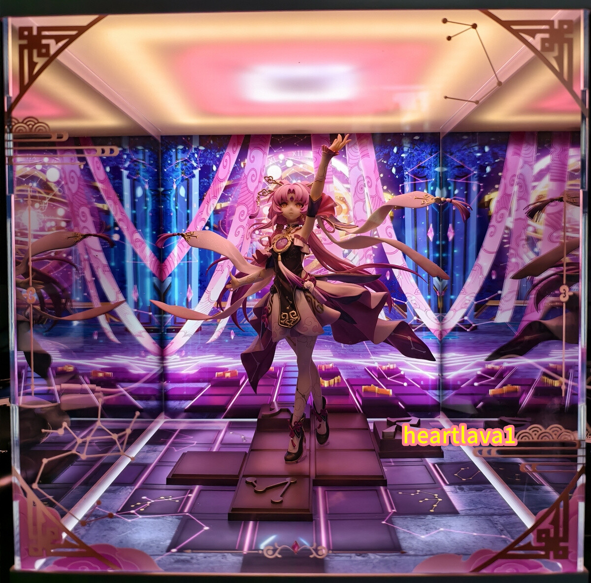 Dustproof Acrylic Display Box Case for Honkai：Star Rail Fu Xuan 1/7 Figure