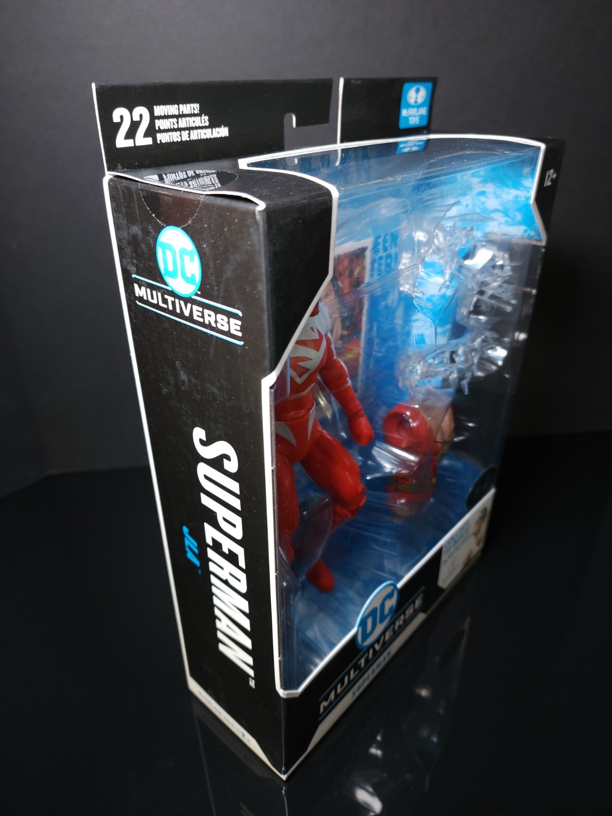 McFarlane Toys DC Multiverse Superman Red Platinum JLA Plastic Man BAF New