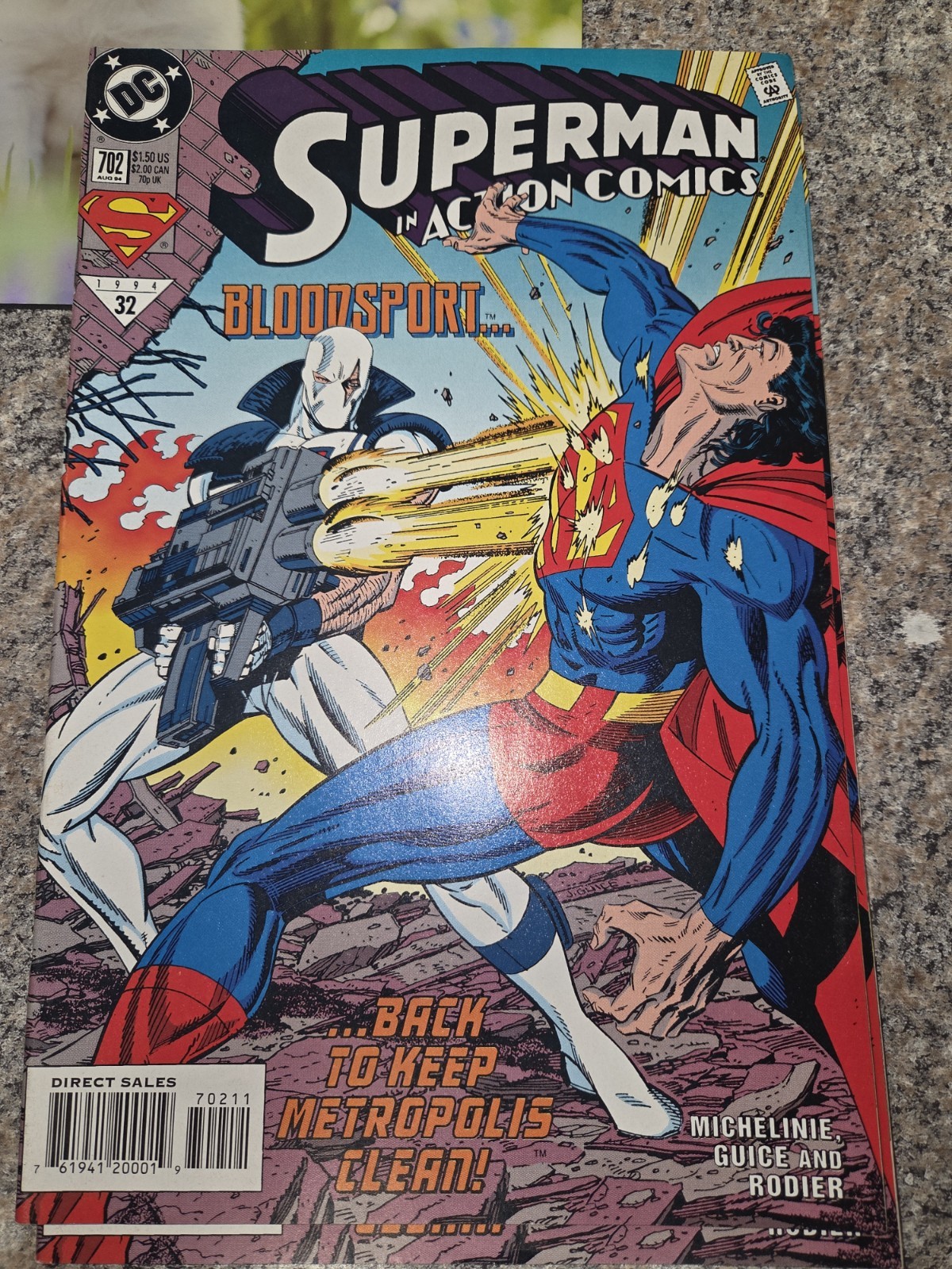 Action Comics #702 1994 Dc Comics Bloodsport.