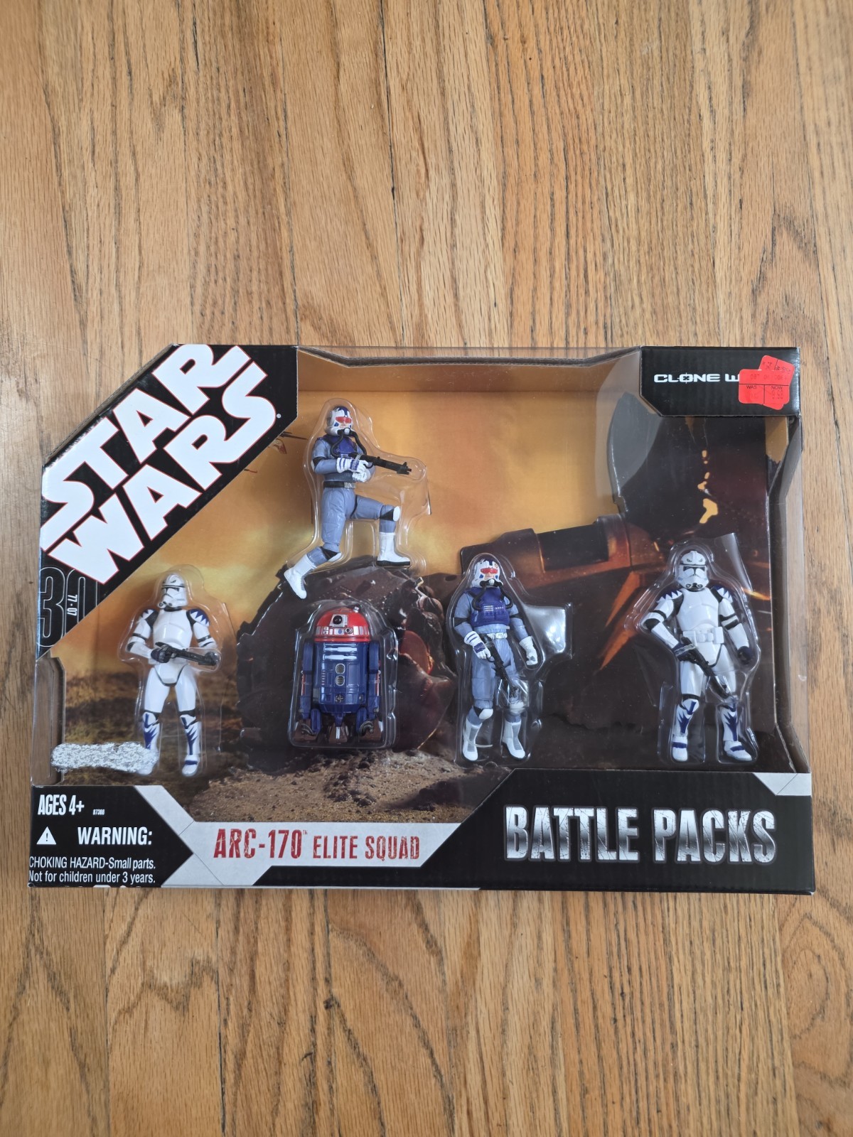 Star Wars Battle Packs ARC-170 Elite Squad 30th Anniversary FREE SHIP, SEALED