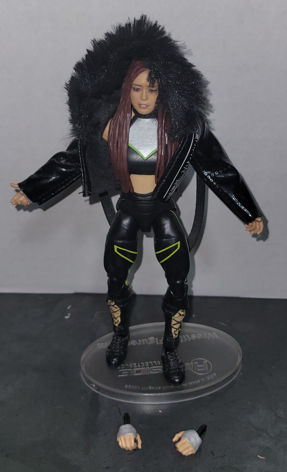 Mattel WWE Elite Series 79 Iyo Sky (Io Shirai) Figure COMPLETE With Clear Stand