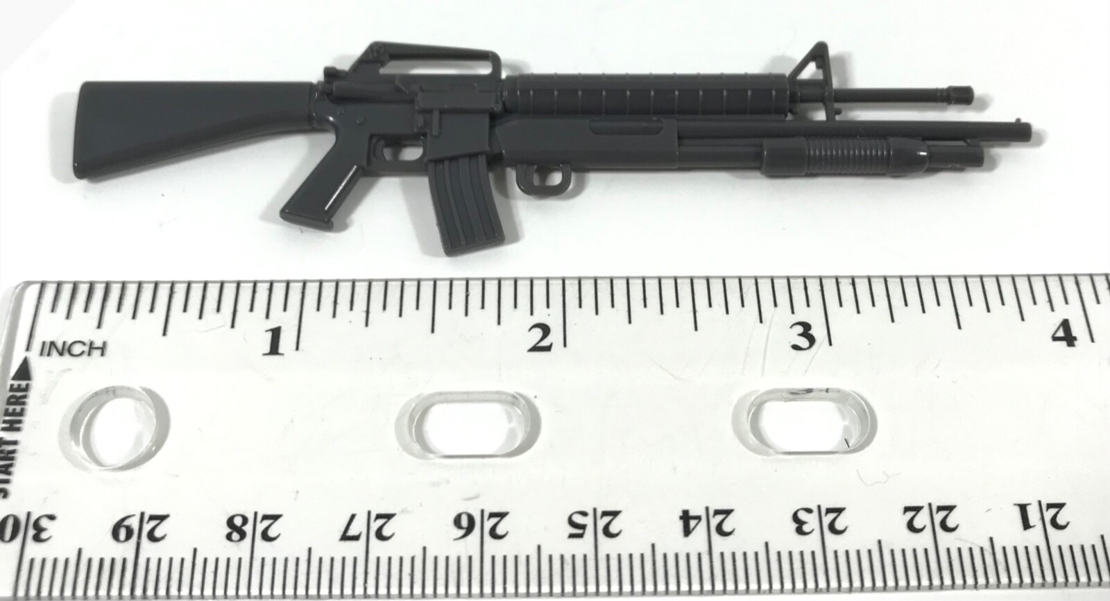 Mark2Toys M16 w/ shotgun rifle 1:12 gun weapon accessory Classified Legends