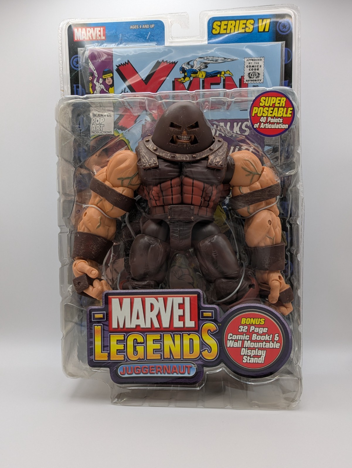 Marvel Legends series VI JUGGERNAUT action figure X-Men 6 inch Toy Biz 2004 NEW