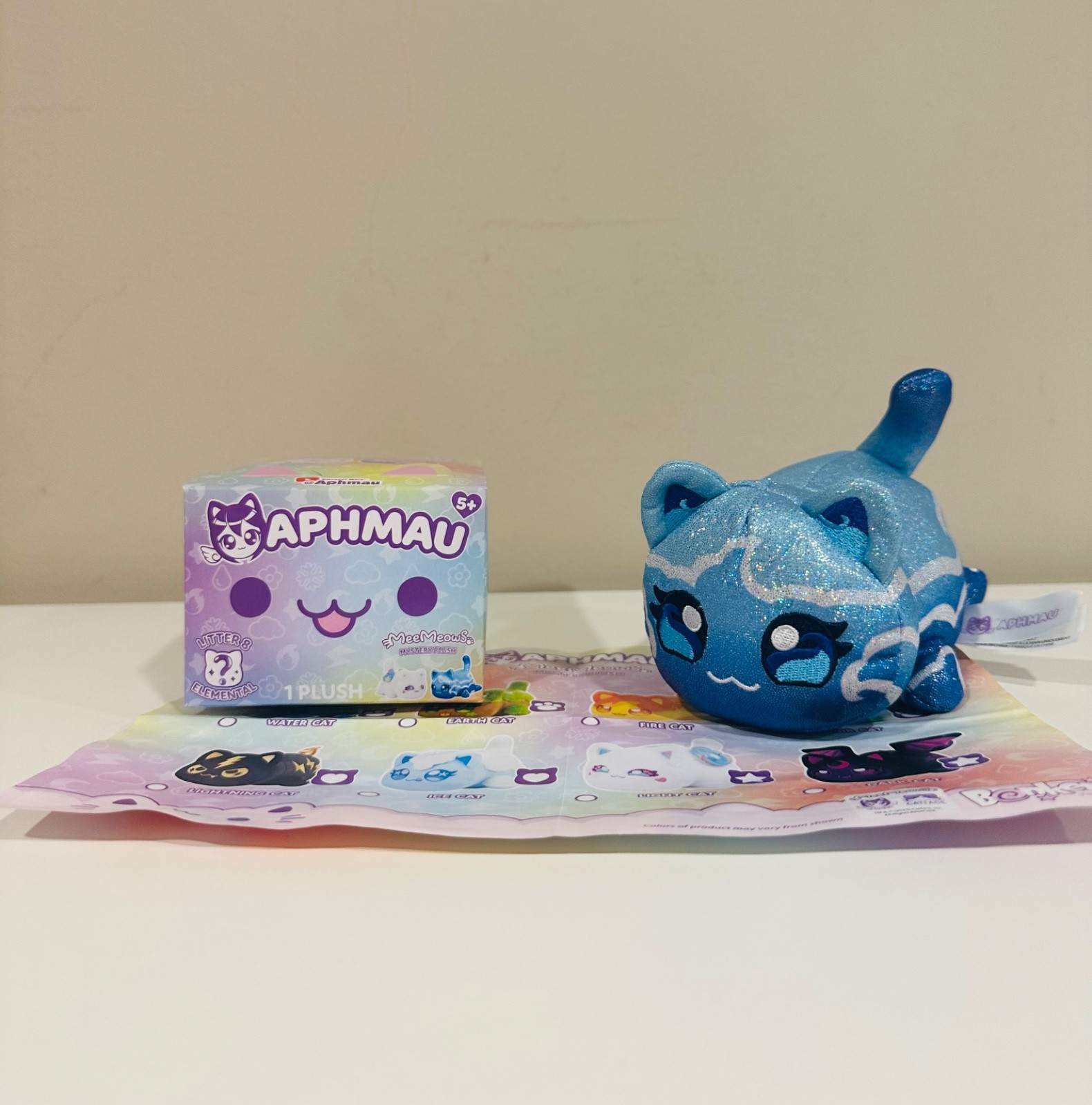 Aphmau MeeMeows Mystery Plush 6” Elemental Cat NEW 2025 Choose Your Fav READ!!