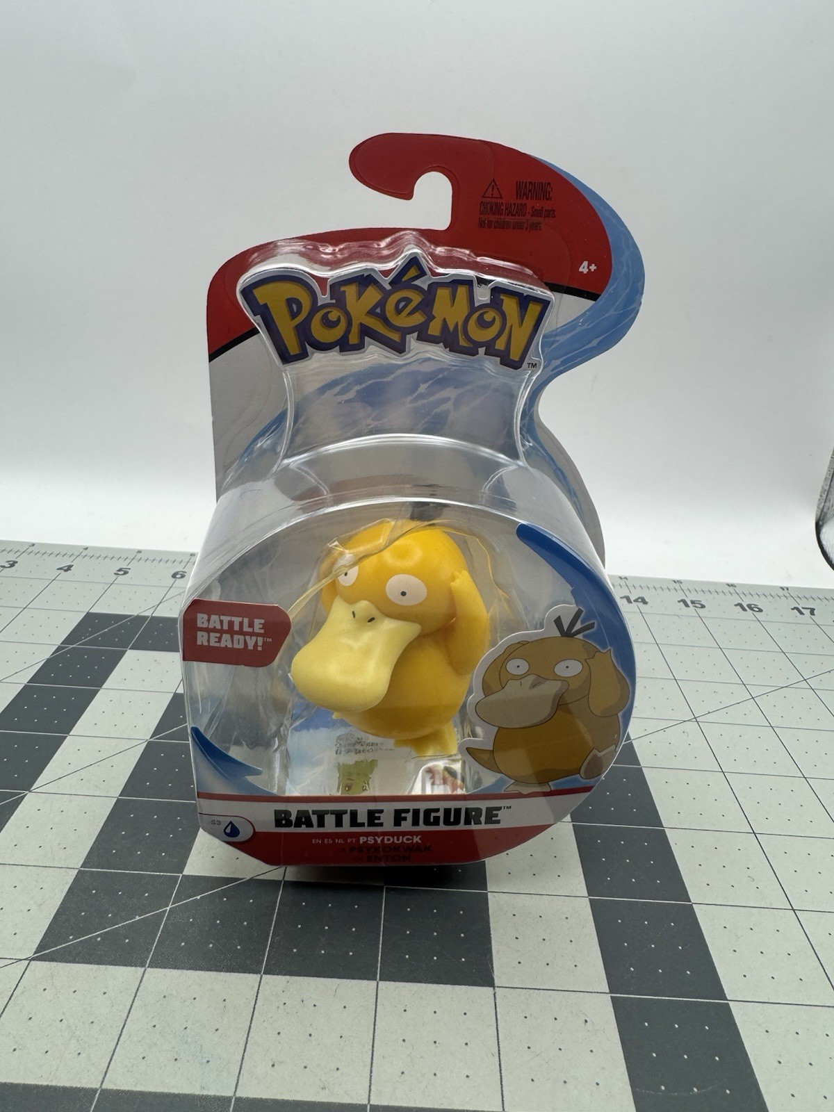 Pokemon Psyduck Battle Figure Jazwares 2 Inch Action Figure New Sealed