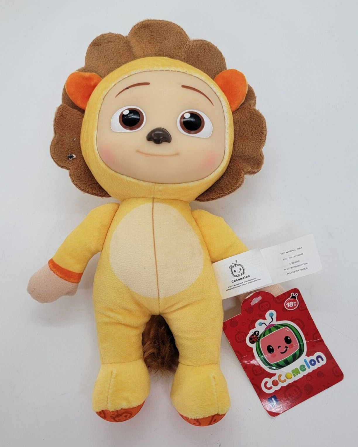 Official Cocomelon LION JJ Doll 8” Plush Soft Body Plastic Head *SHIPS NOW* 🦁