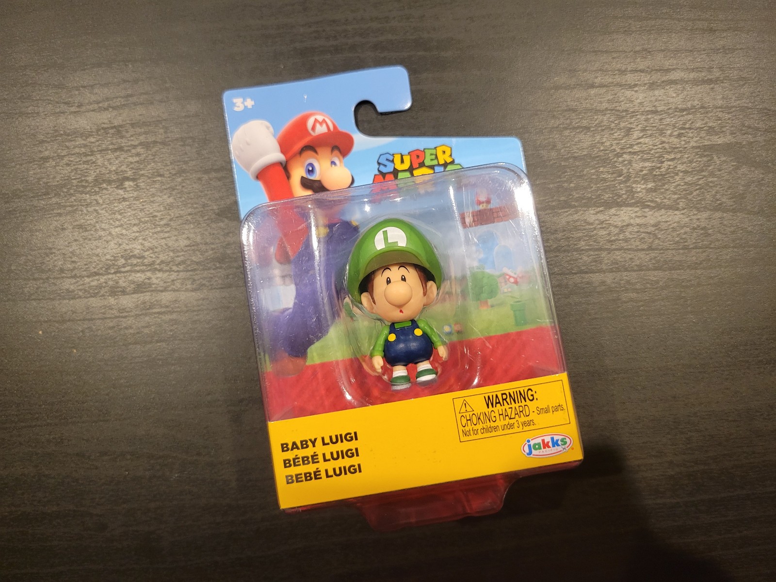 2.5&Prime; BABY LUIGI – Jakks Pacific Super Mario Bros. – Nintendo Figure