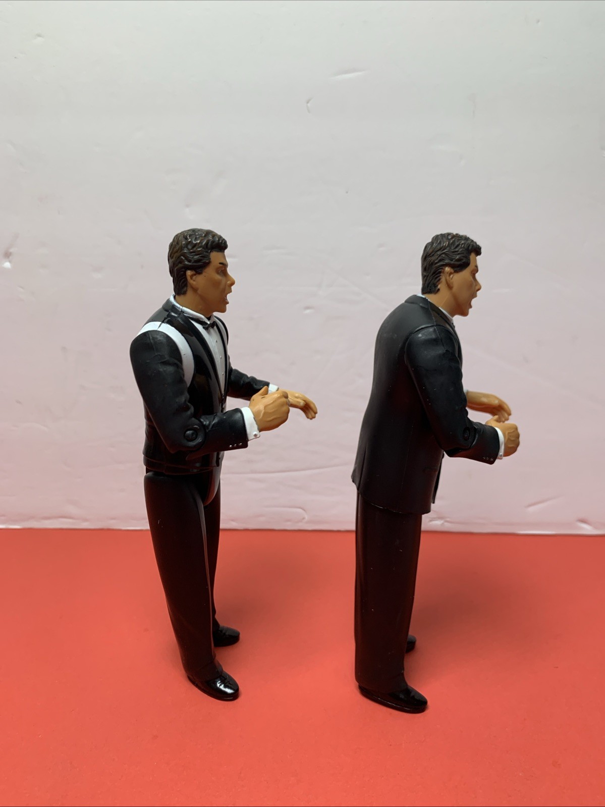 2 1999 Marvel Entertainment Michael Buffer Boxing WWF WWE UFC Announcer Figures