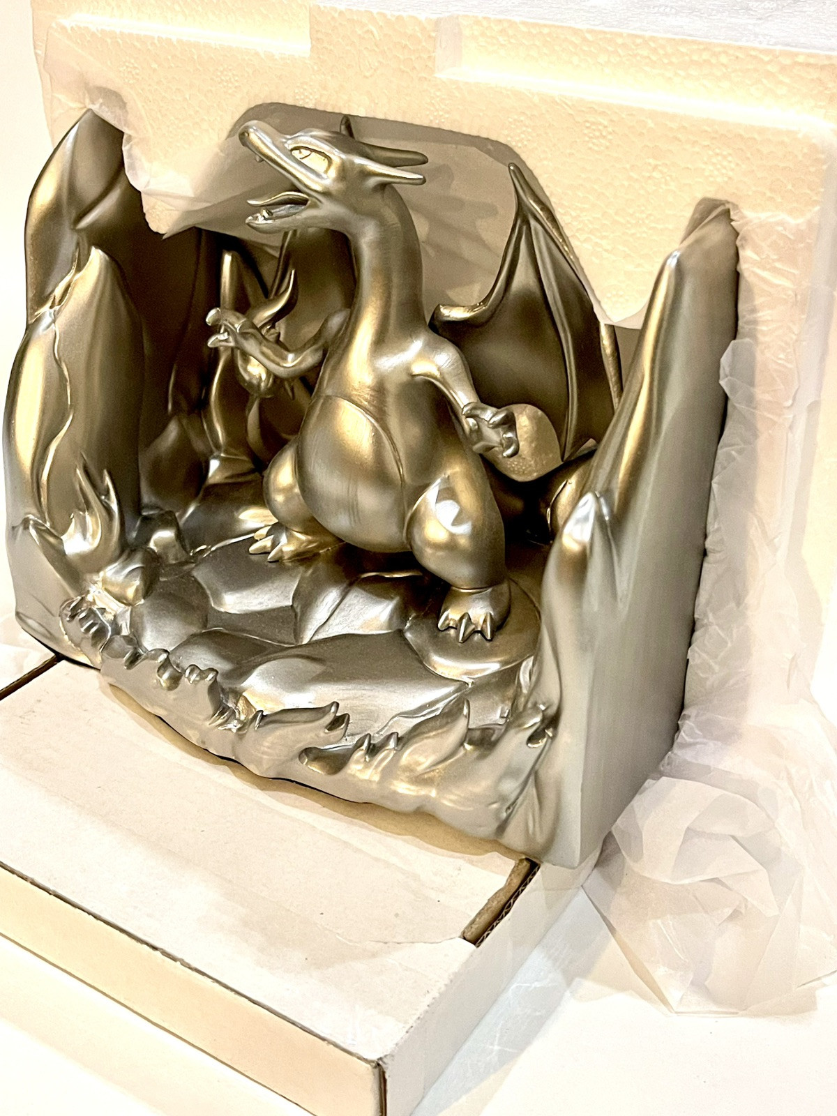 Pokémon Center Charizard Kanto Final Evolution Bookend (2021)