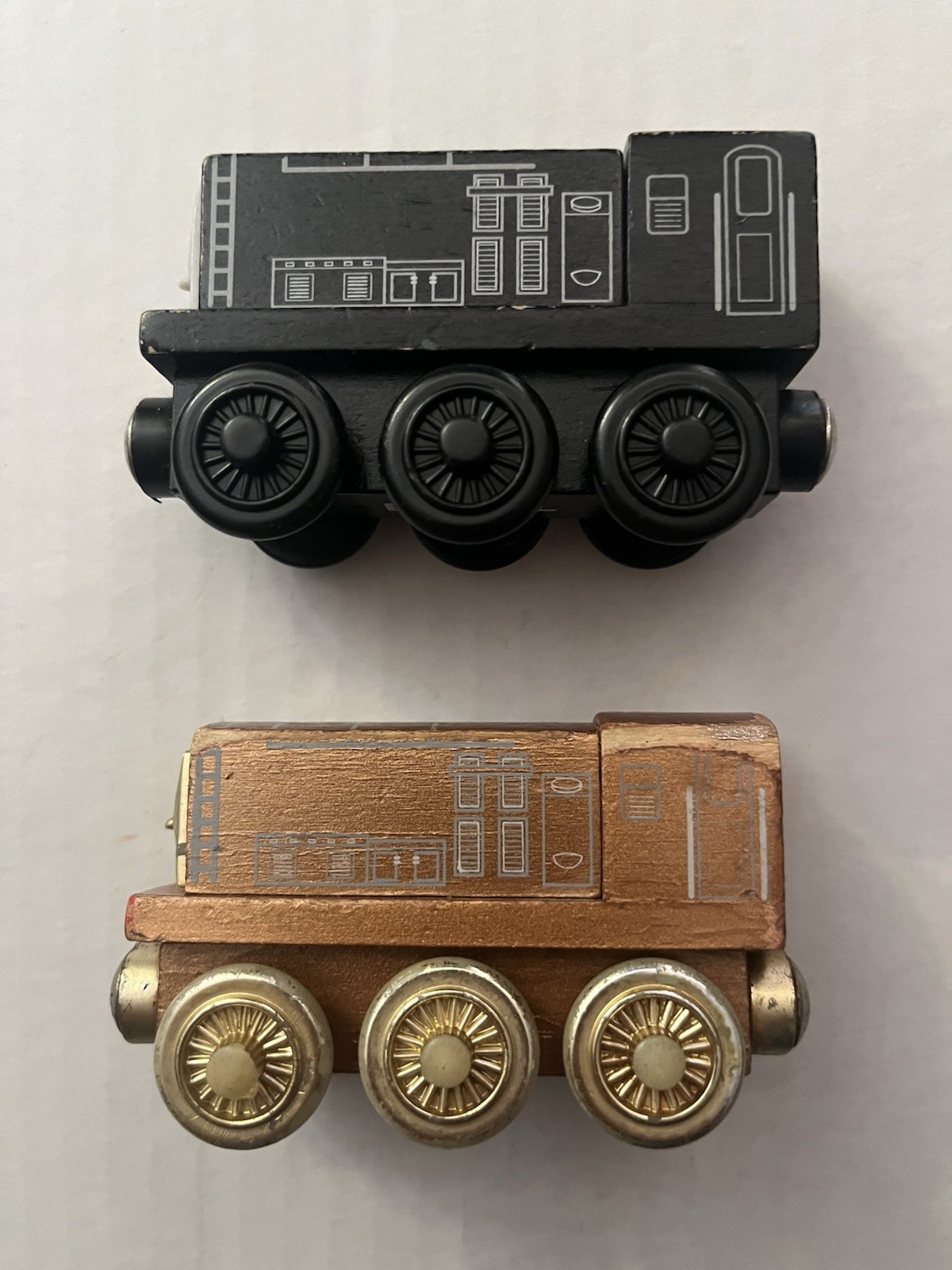 Limited 60 Year Edition Diesel & Standard 2003 Diesel Train Wooden Railway Lot