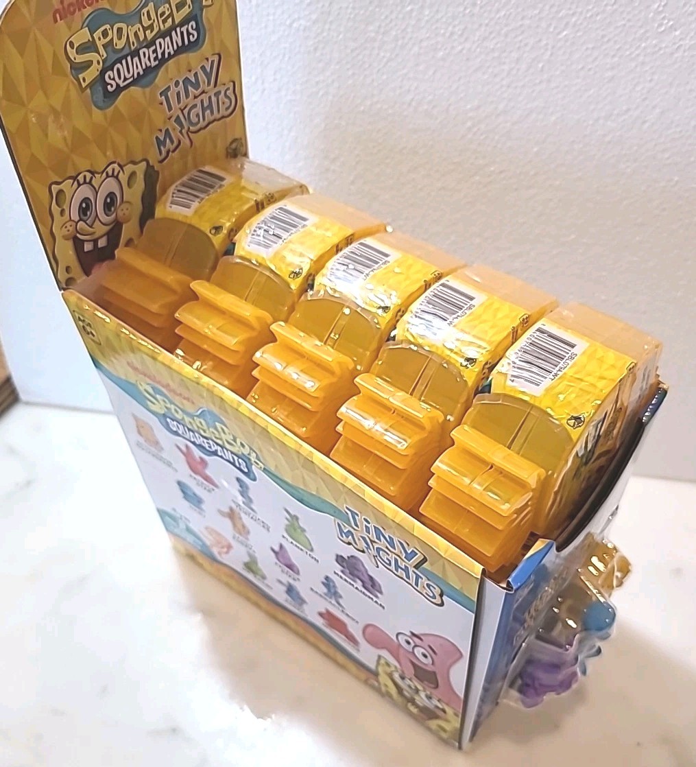 Retail Store Display SpongeBob Square Pants Sealed Tiny Mights Blind Box Figures