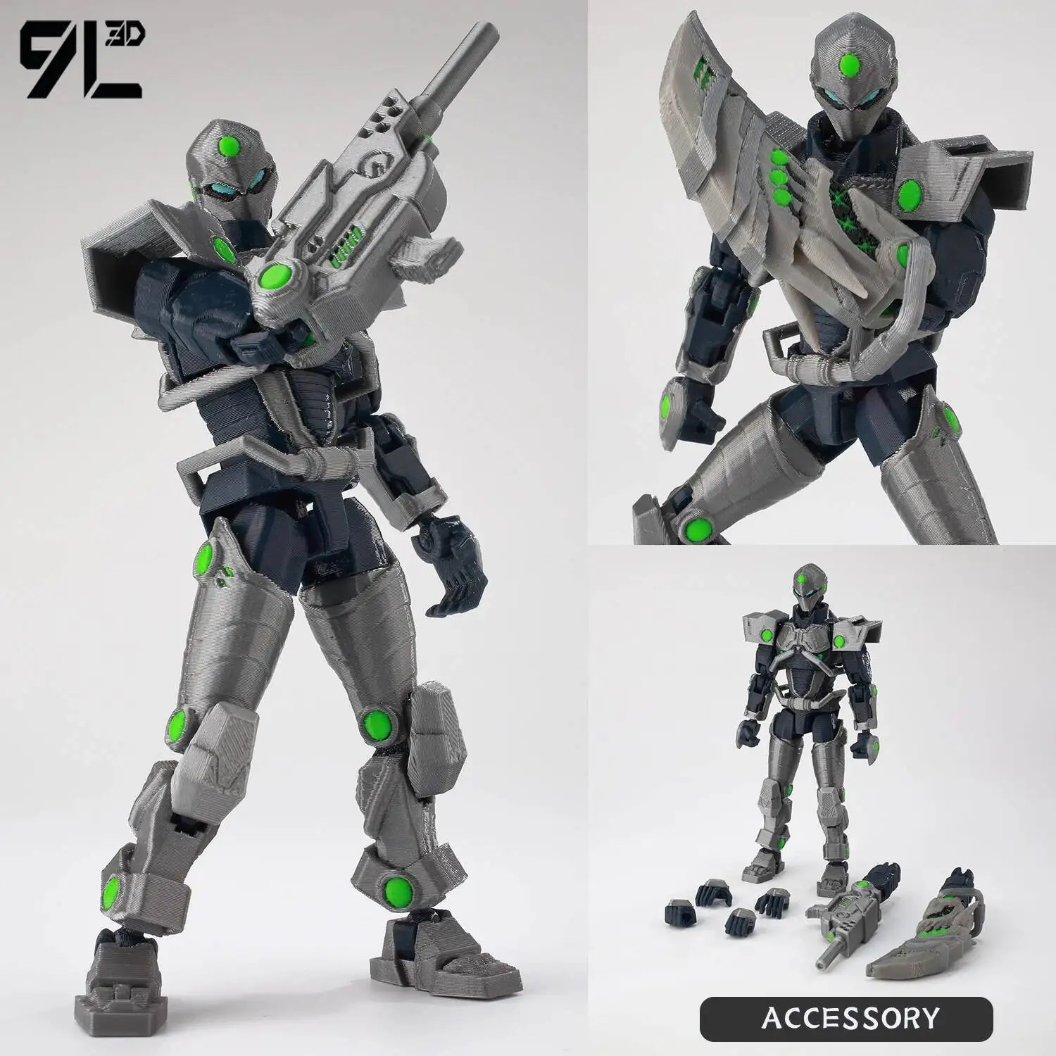 9L3D Lucky13 Invincible Tech Jacker 1/12 Action Figure T13 NEW
