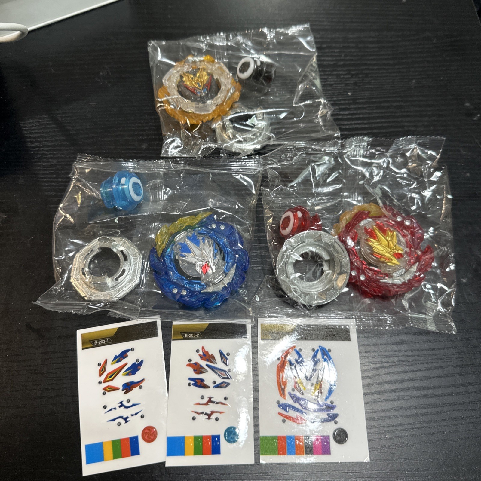 Takara Tomy Beyblade Burst B-203 Ultimate Fusion DX Set (3 Beyblades)