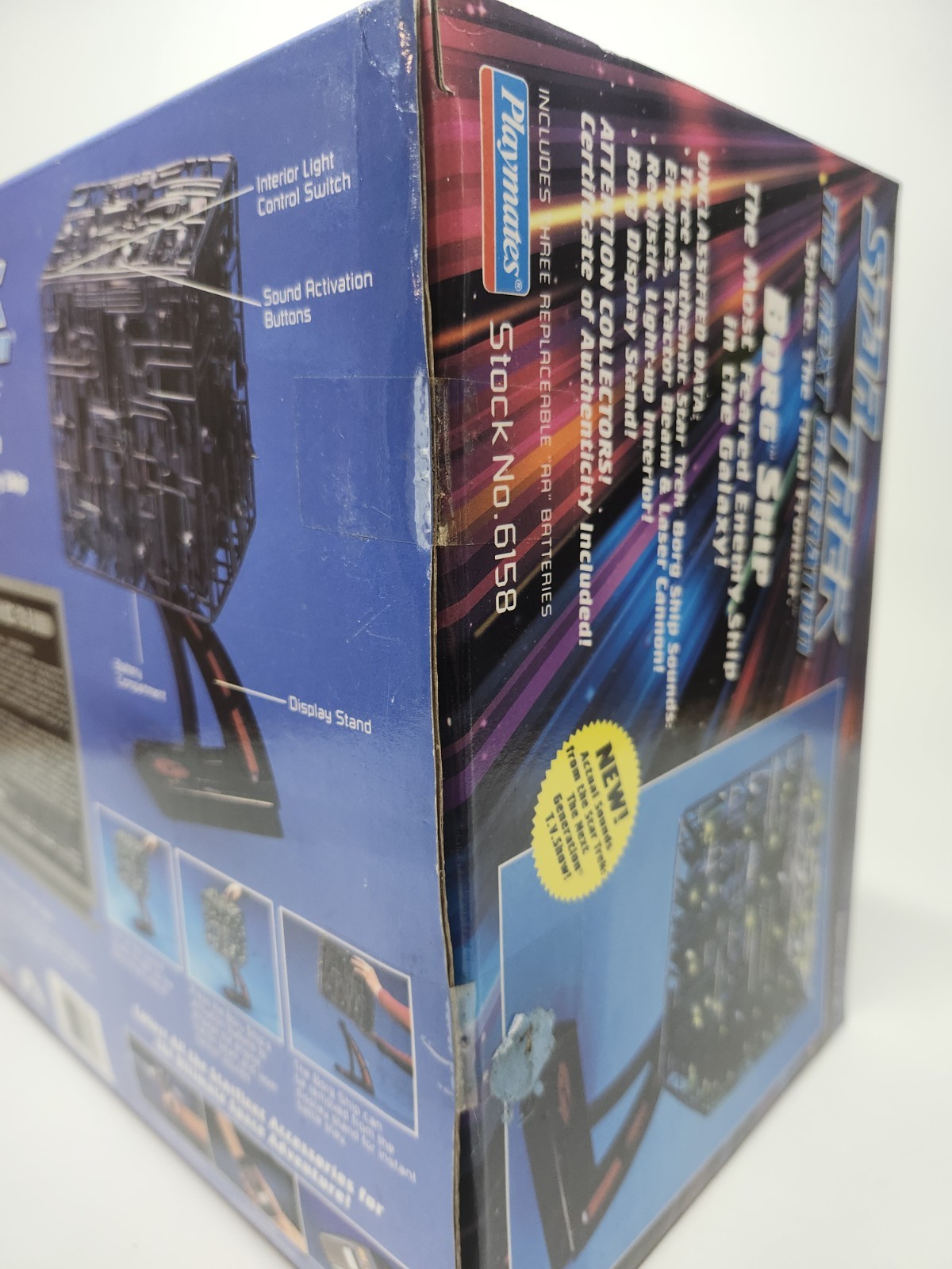 Star Trek The Next Generation BORG SHIP Cube 1994 Playmates Vintage Sealed NEW