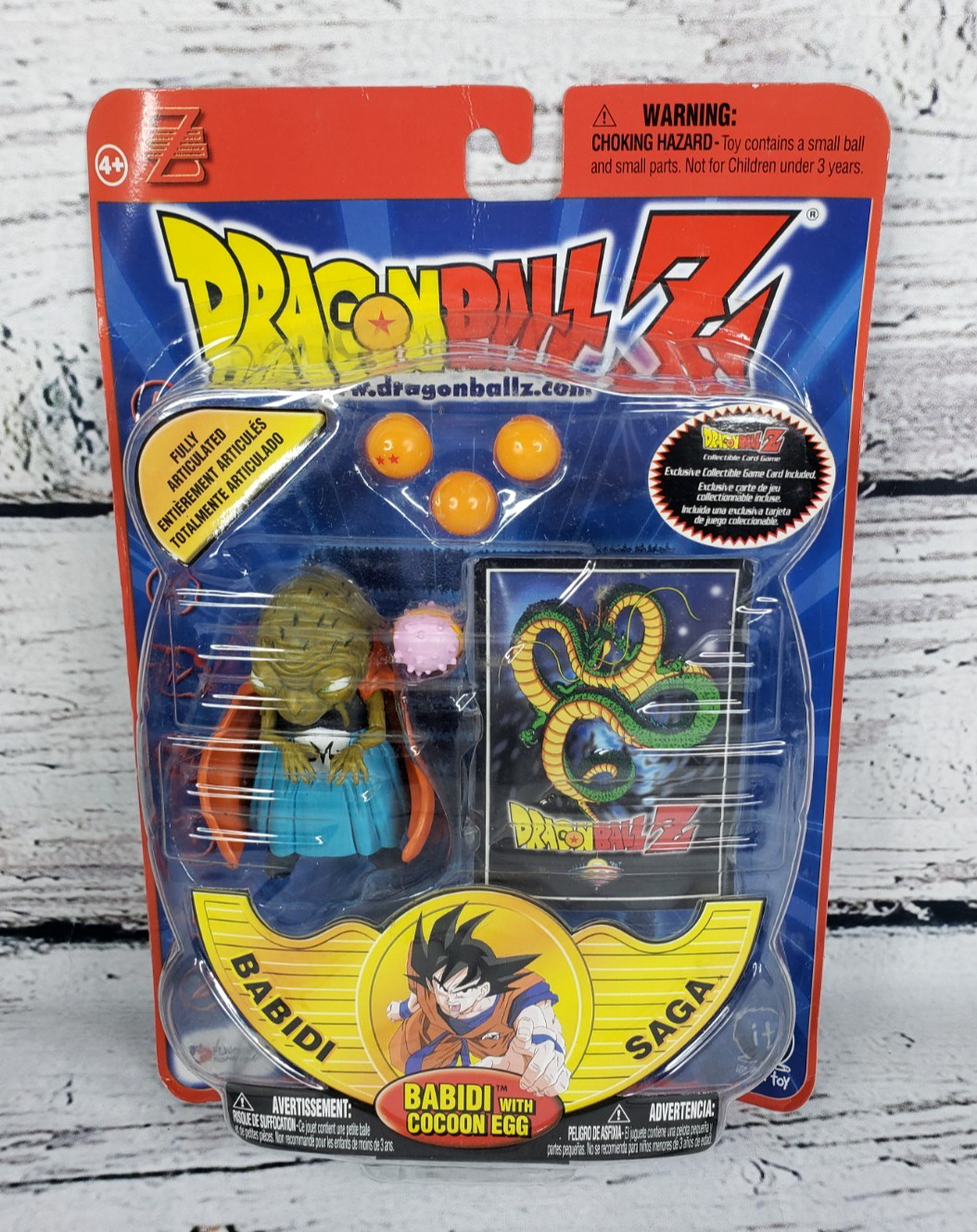 Dragon Ball Z RARE Babidi Saga Babidi With Cocoon Egg 2002 Irwin Toy Figure NIB