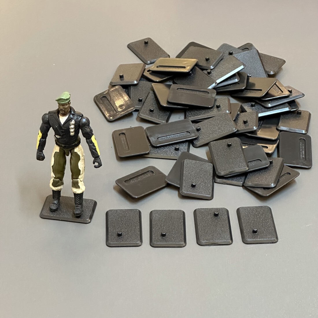 Upgrade Version Lot 50 Stand Base For Vintage GI JOE 3.75 » G.I. 1980&rsquo;s Figure H