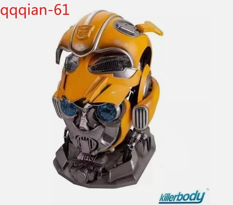 IN US Touch/Remote/Voice Control 1:1 Wearable Bumblebee Helmet/Holiday Toy Gift