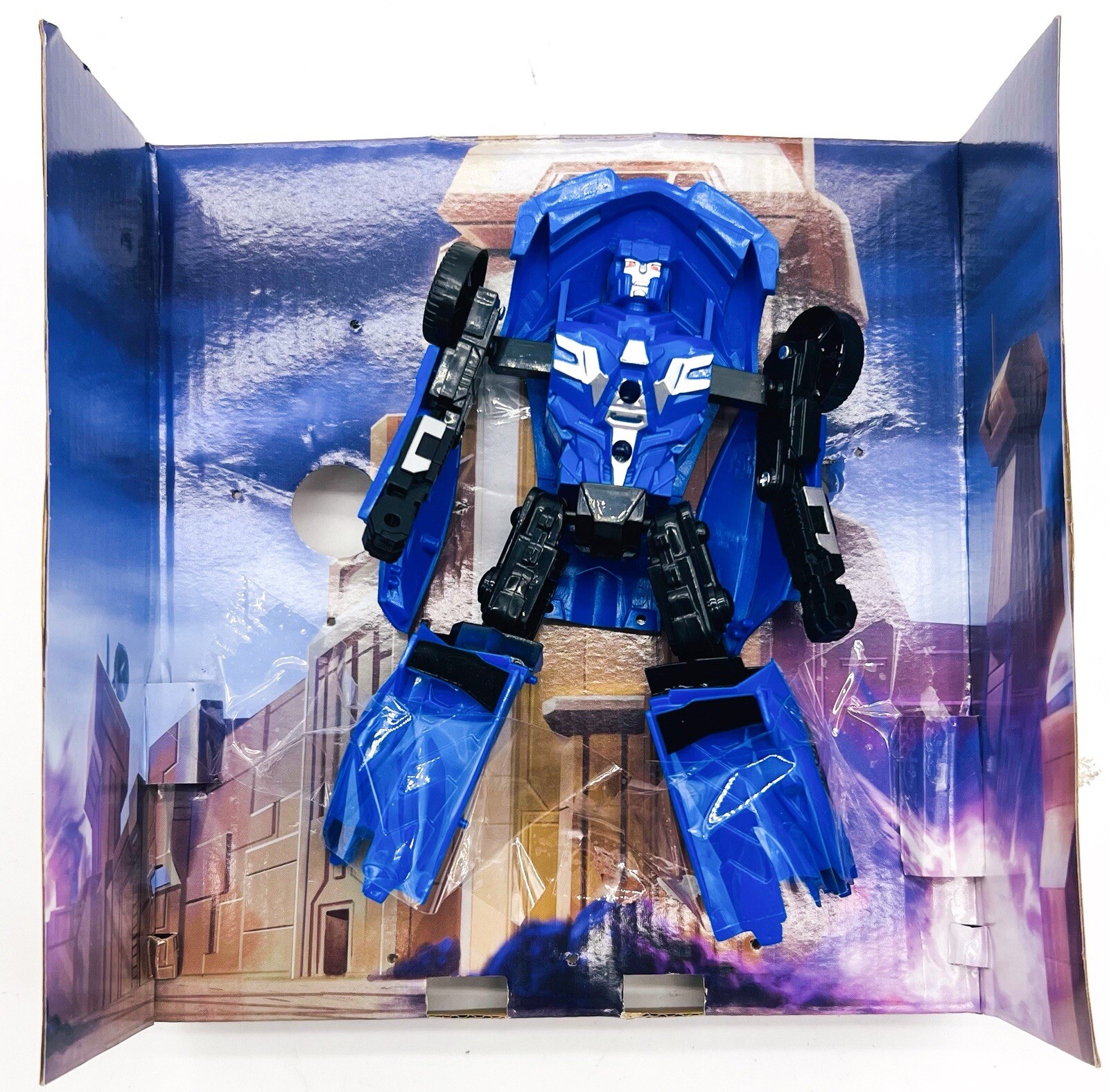 Transformers Toy – Blue Car (Unsure Of Transformer Name, See Photos)