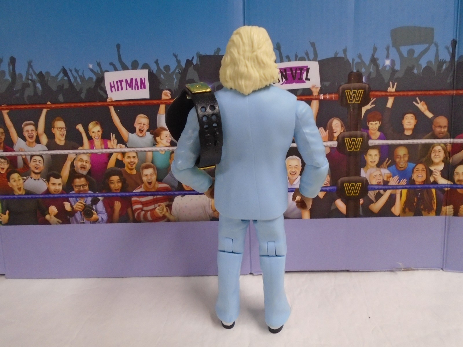 WWE Ric Flair Fix Up Basic Series 134 figure with WCW Big Gold Belt