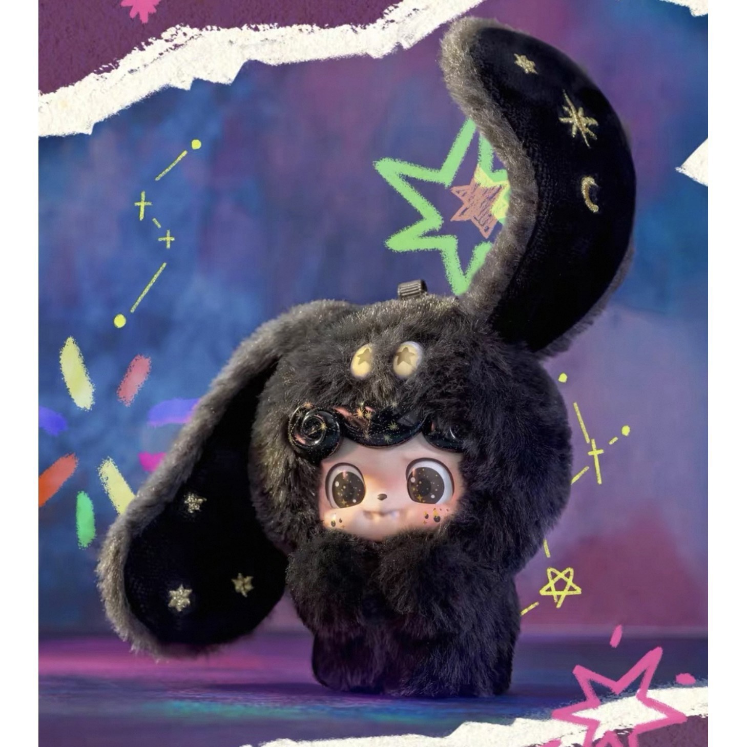 JOTOYS Q.kid Emotional Hairy Monsters Series Courage 【Secret】 box Plush Art Toy