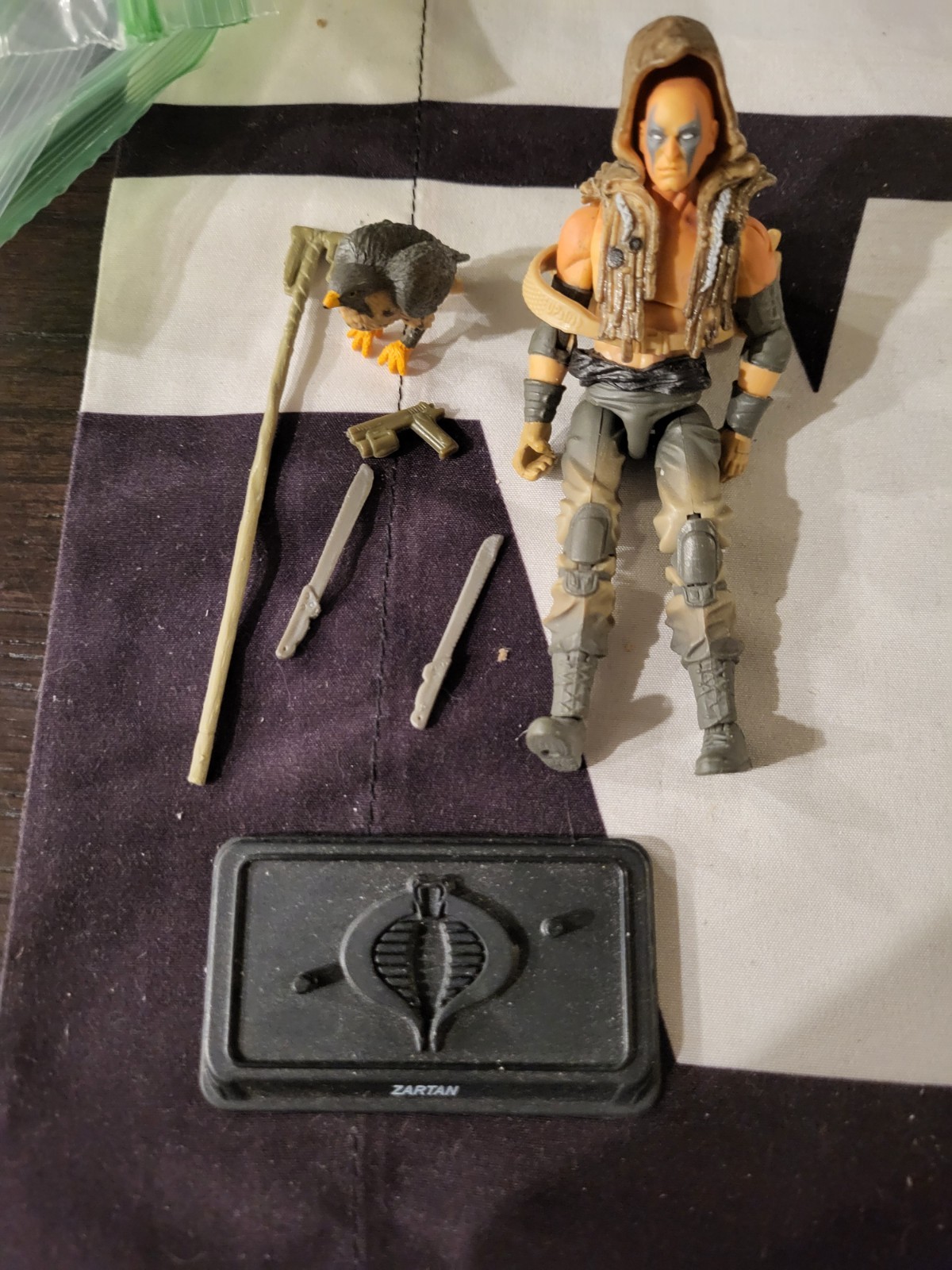 Zartan V20 POC Pursuit of G.I. JOE COBRA 25th LOOSE Near Complete S4