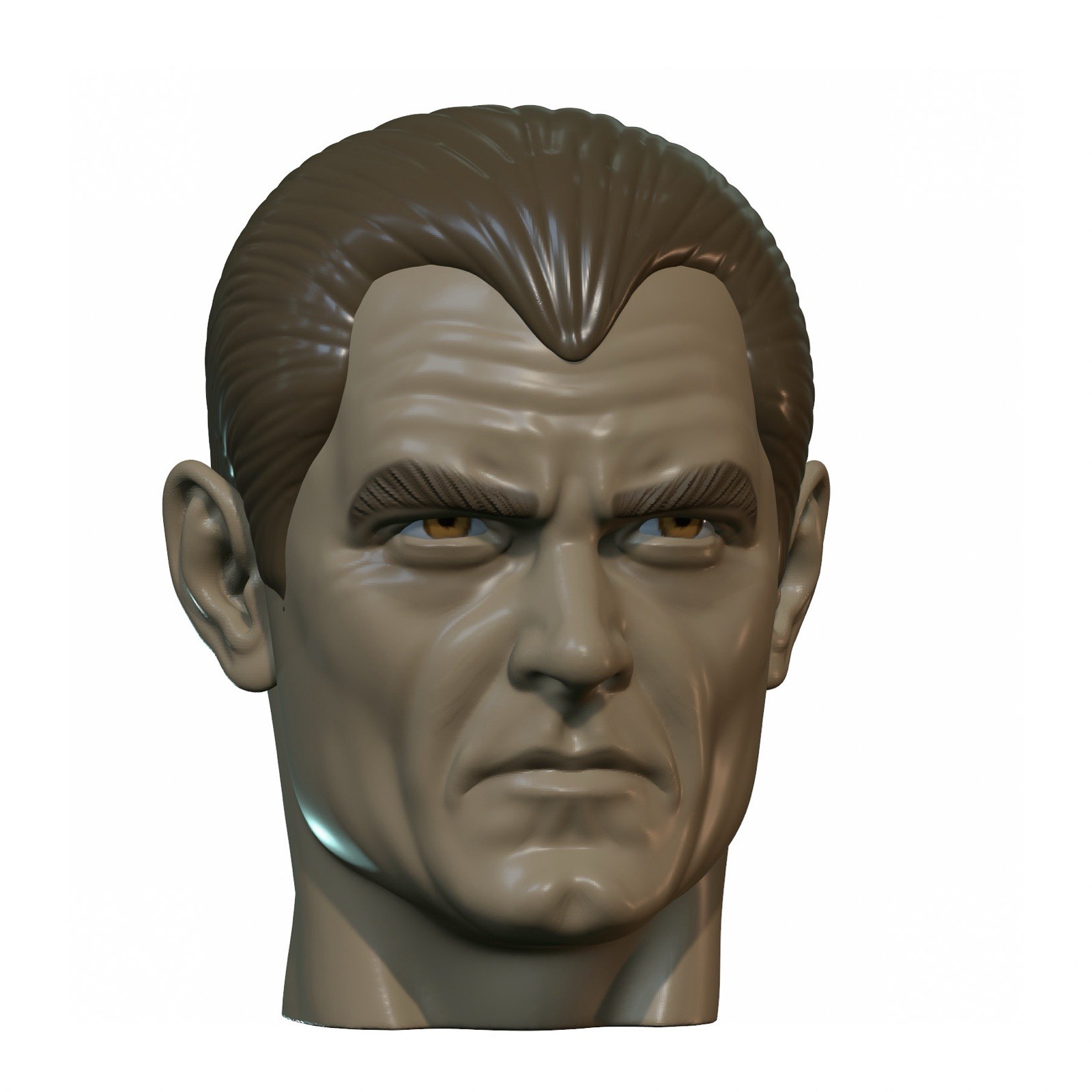Man of Bronze Man Action Figure Head 1:9 or 1:6 Mego