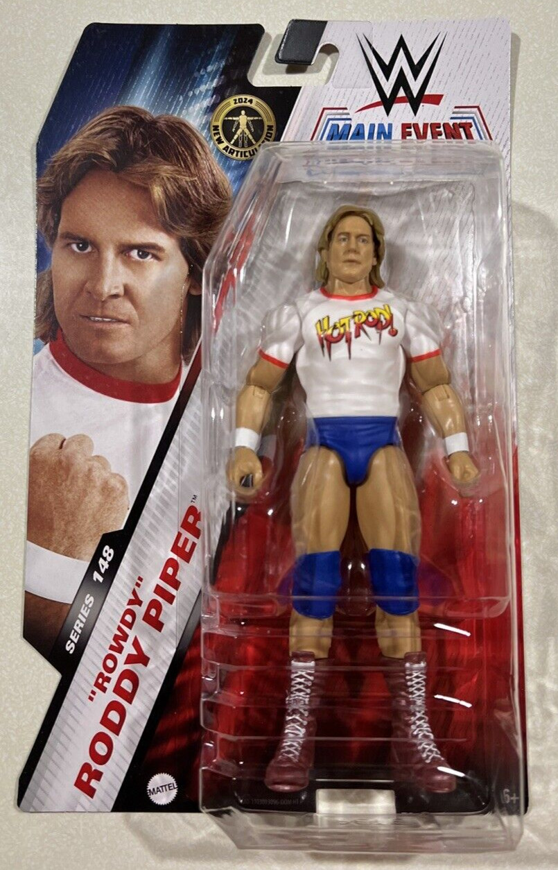 NEW 2024 WWE Series 148 Rowdy Roddy Piper Main Event Wrestling Figure