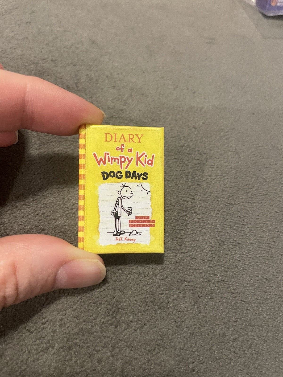 Minibrands Books Series 1: Diary Of A Wimpy Kid DOG DAYS Miniature *ULTRA RARE*