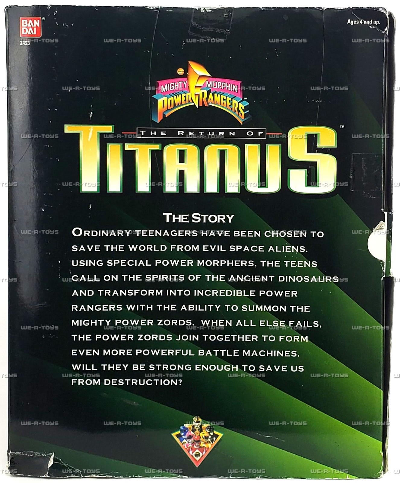 Mighty Morphin Power Rangers The Return of Titanus Figure 1995 Bandai #2493