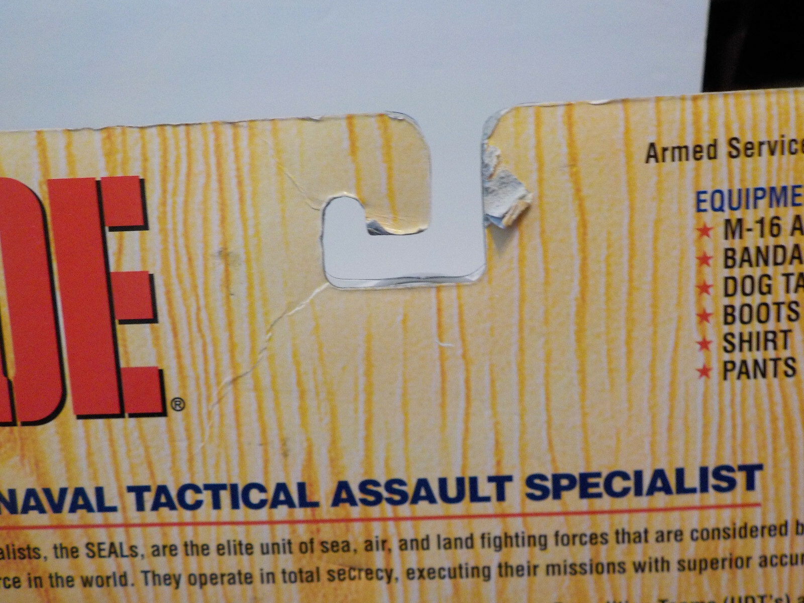 NEW GI JOE Naval Assault Specialist Fully Posable Figure Ages 5 and Up # 81544