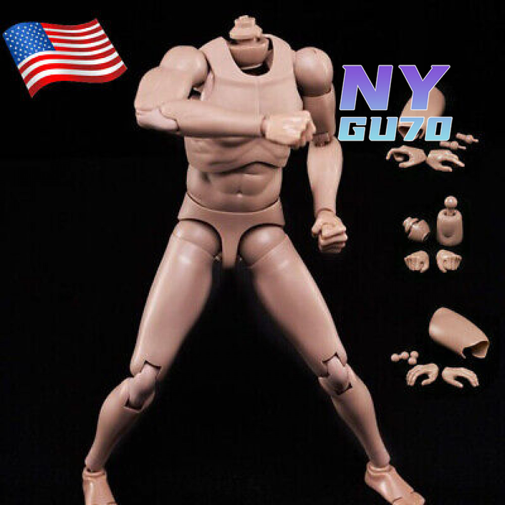 1/6 Scale 12&Prime;Male Man Neck Body Model Europe Skin Action Figure accessory