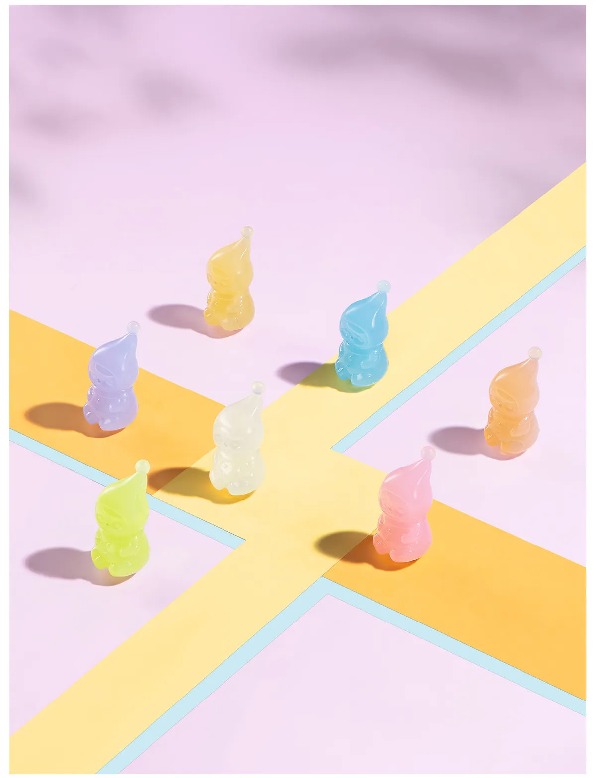 POP MART POP BEAN Mini PUCKY Jelly Series Figures – Blueberry Confirmed