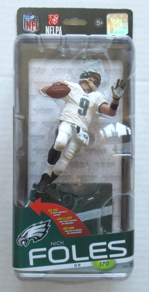 MCFARLANE NICK FOLES NFL SERIES 35 EAGLES ROOKIE CL VARIANT #912/1000 FIGURE NEW